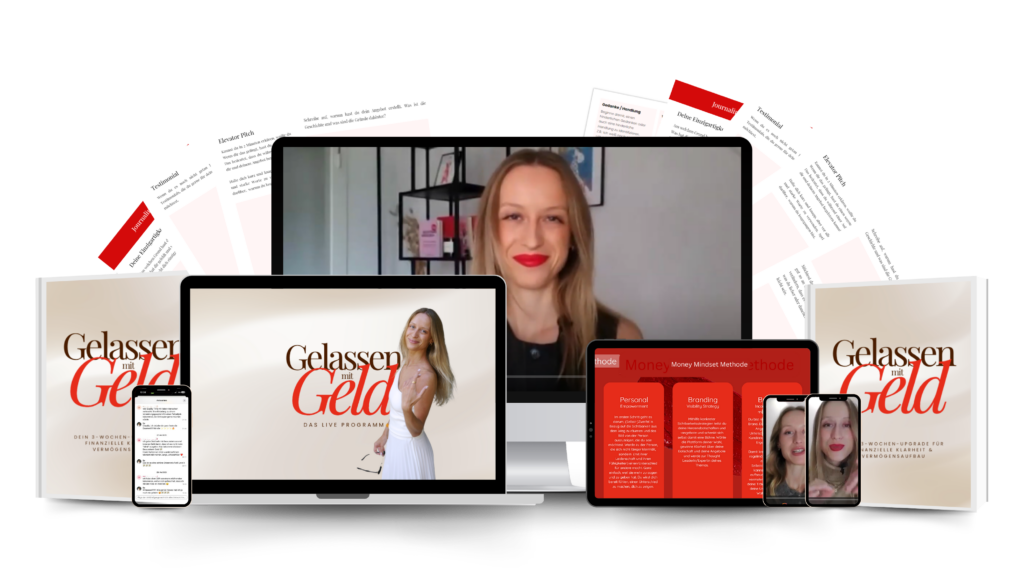 Gelassen mit Geld Mockup